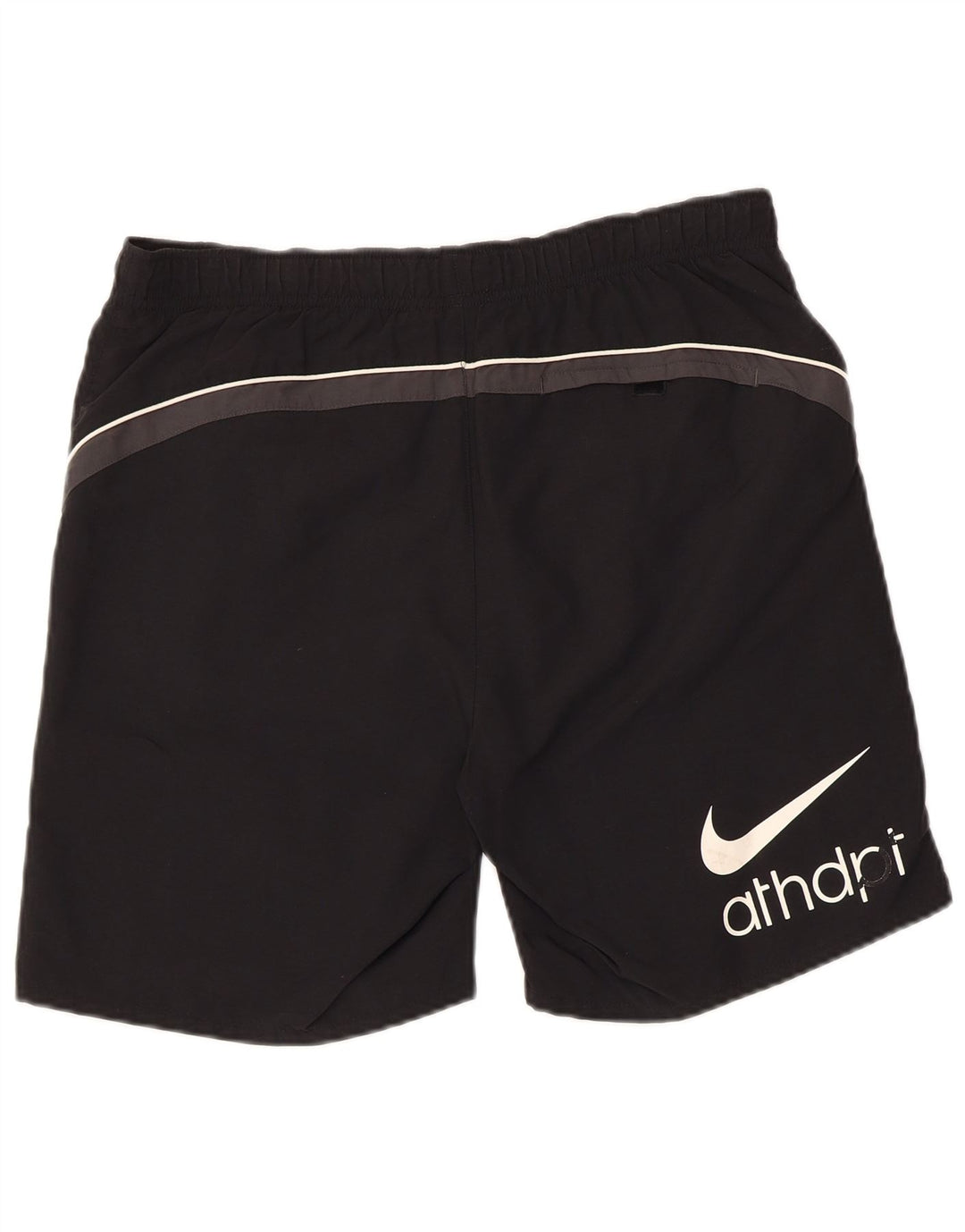 Shorts esportivos gráficos masculinos NIKE pequenos pretos de nylon