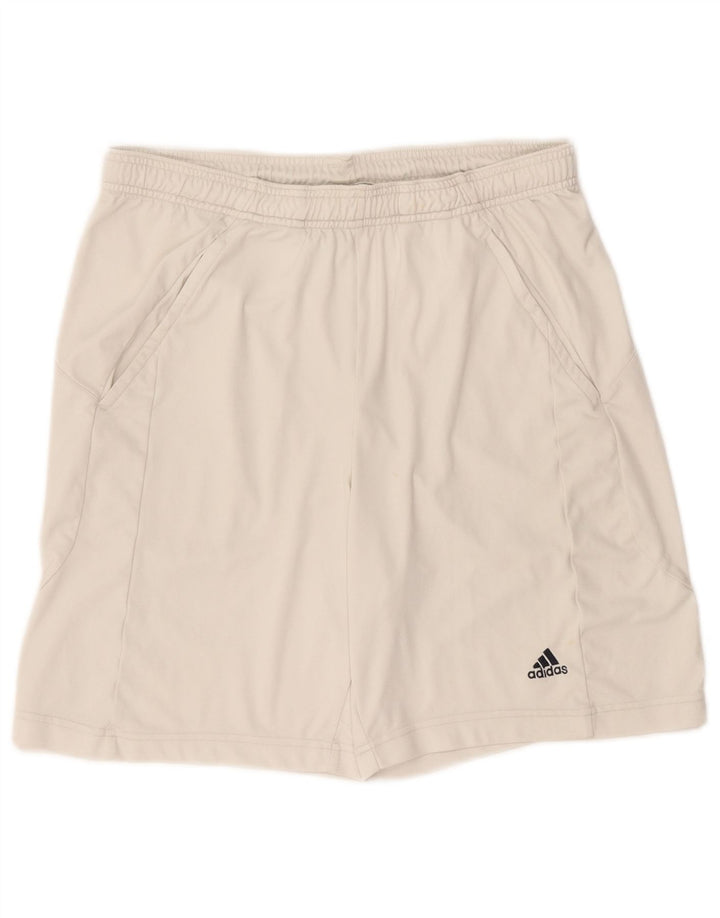 Adidas Mens Clima 365 Sport Shorts Pequeno Poliéster Branco