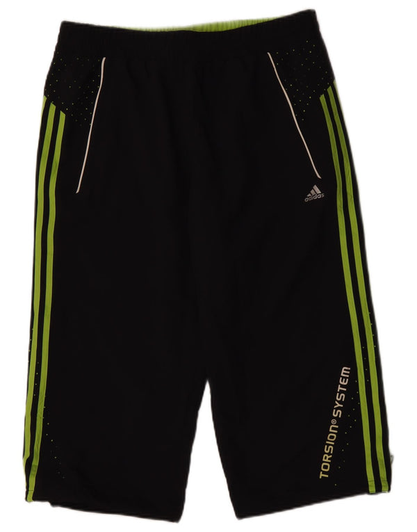 Adidas Mens Graphic Bermuda Sport Shorts Médio Preto Poliéster