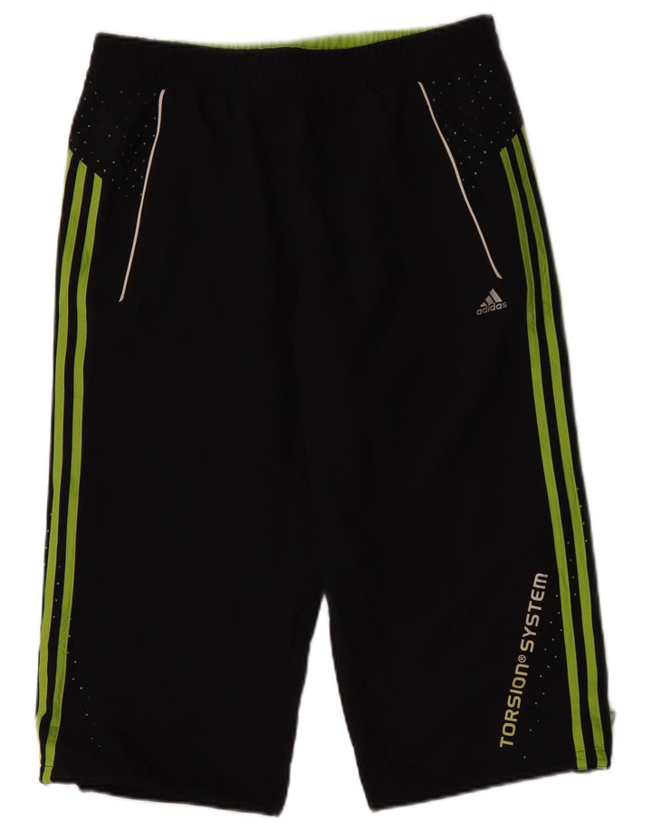 Adidas Mens Graphic Bermuda Sport Shorts Médio Preto Poliéster