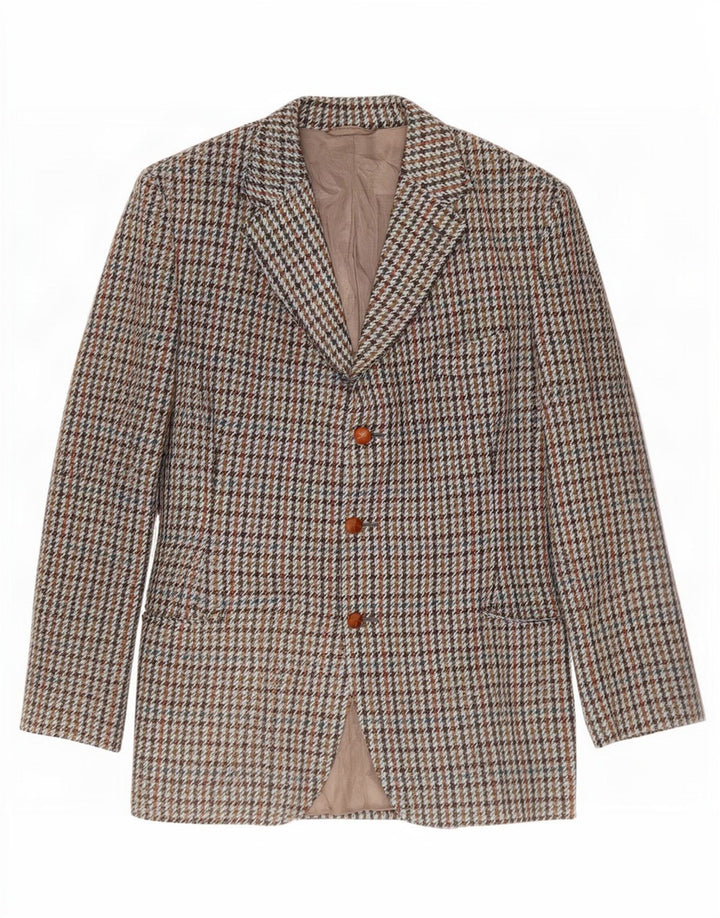 Jaqueta Dunn &Co masculina Harris Tweed Blazer Reino Unido 40 grande multicolorida