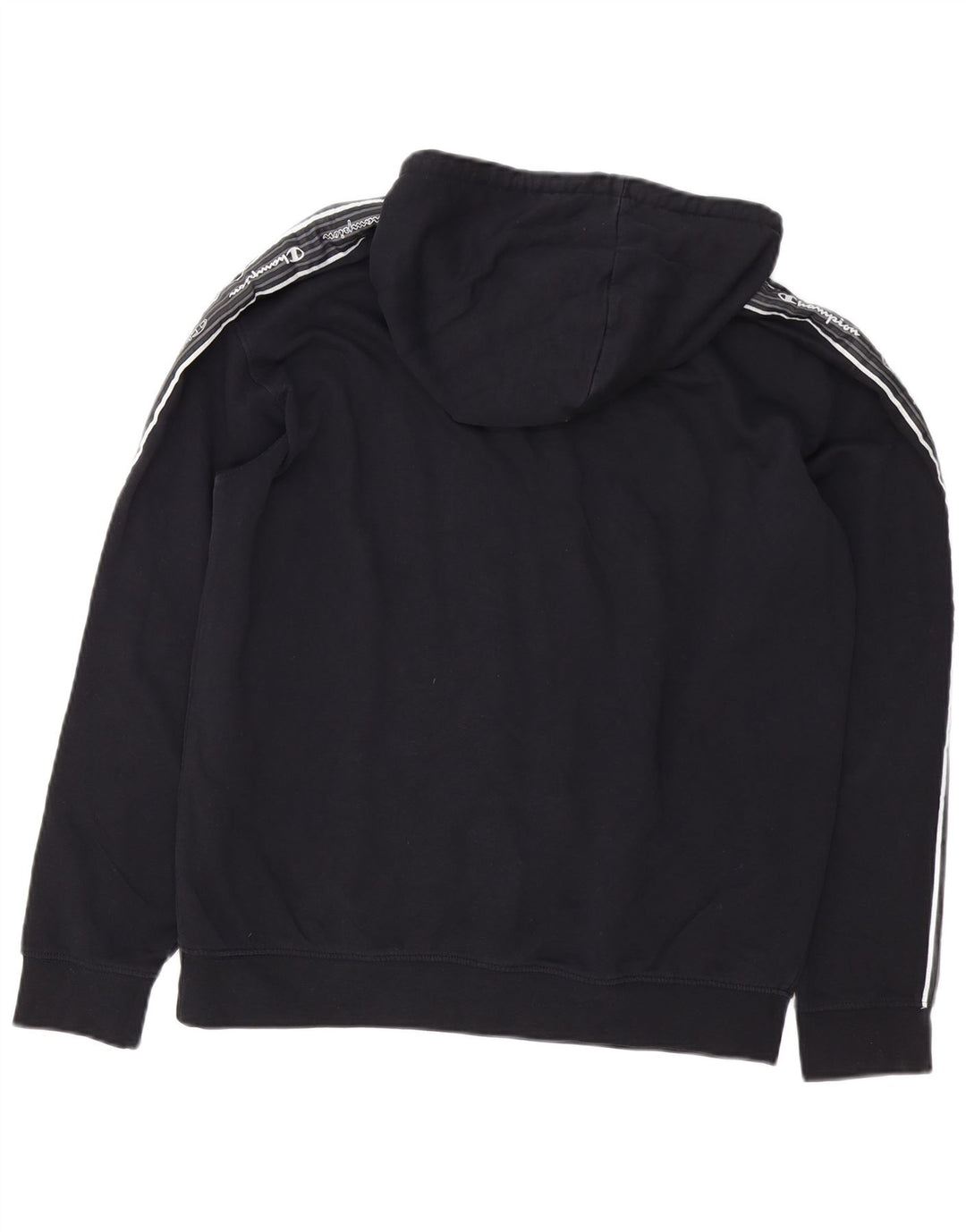 Jumper com capuz gráfico masculino Champion médio preto