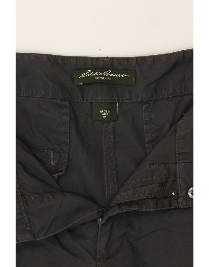EDDIE BAUER Womens Cargo Shorts US 10 Large W34 Grey Cotton Vintage Eddie Bauer and Second-Hand Eddie Bauer from Messina Hembry 