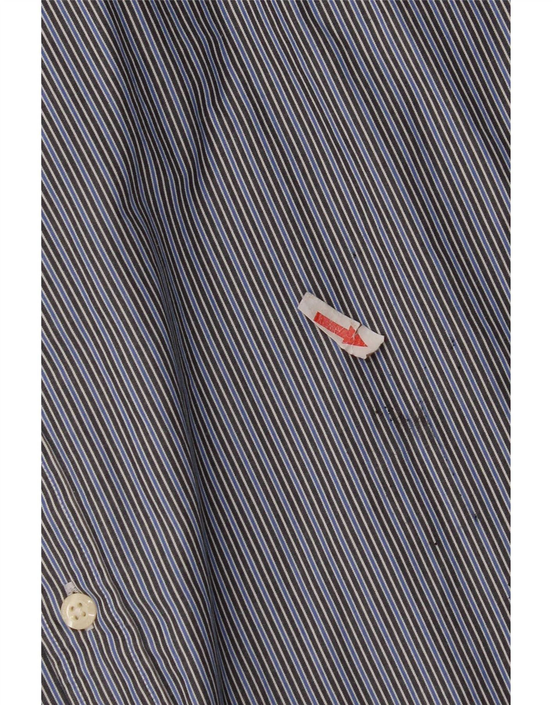 Camisa masculina Levi's Standard Fit XL algodão listrado azul