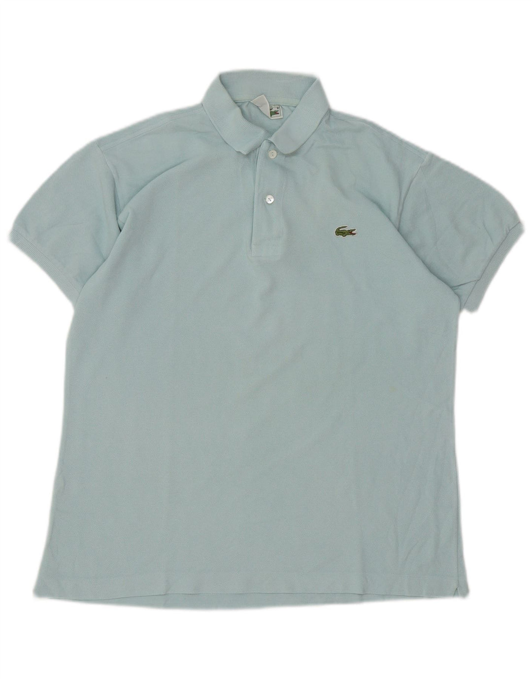 Camisa polo masculina Lacoste tamanho 4 médio algodão turquesa