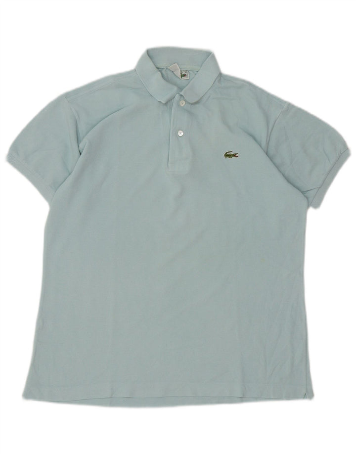 Camisa polo masculina Lacoste tamanho 4 médio algodão turquesa