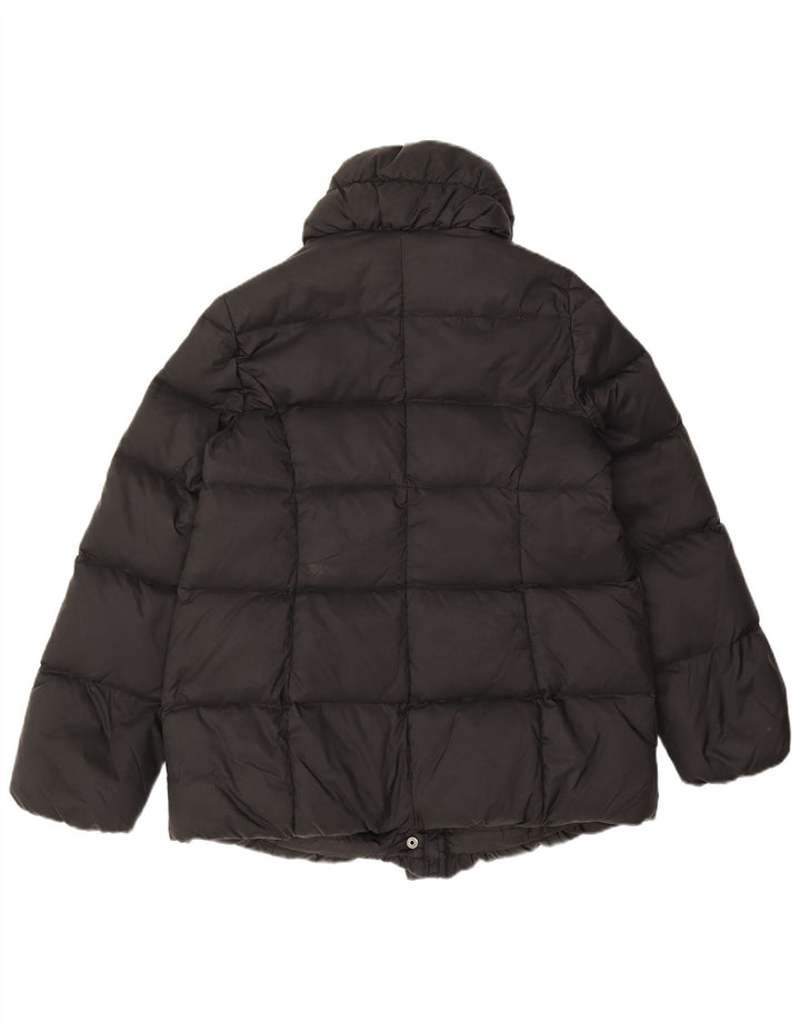 Jaqueta acolchoada oversized feminina Benetton UK 6 XS poliamida preta