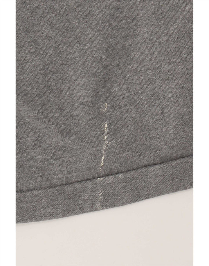 Jumper com capuz masculino Nike grande algodão cinza