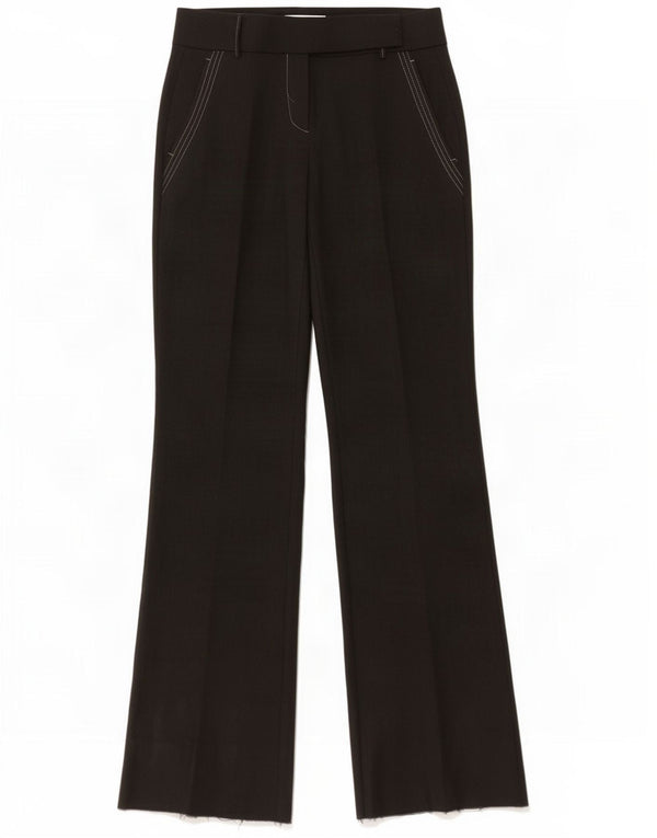 Calça feminina Bootcut Suit UK 6 XS W30 L33 Poliéster Preto