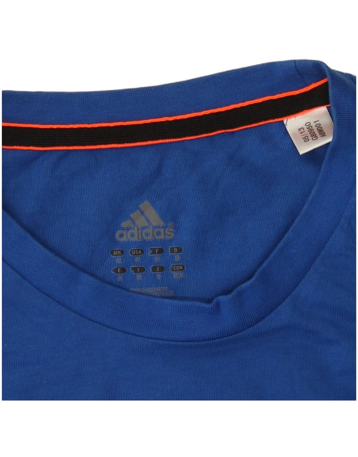 Camiseta Adidas Masculina Graphic Top Azul Médio