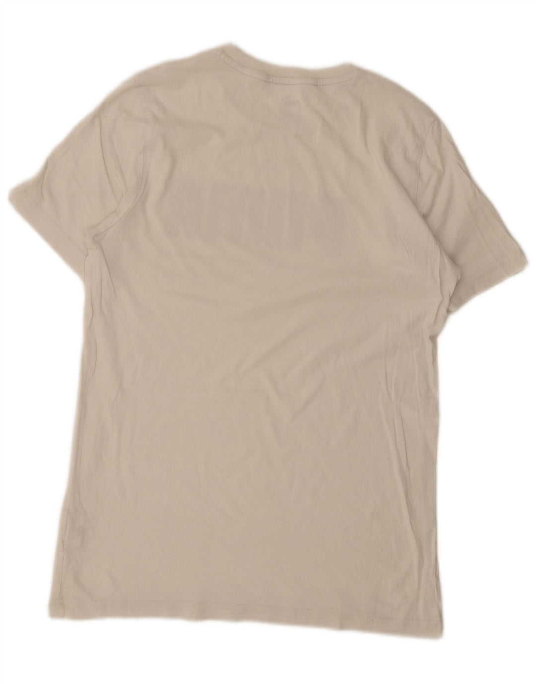 Puma Mens Graphic T-Shirt Top Pequeno Algodão Branco