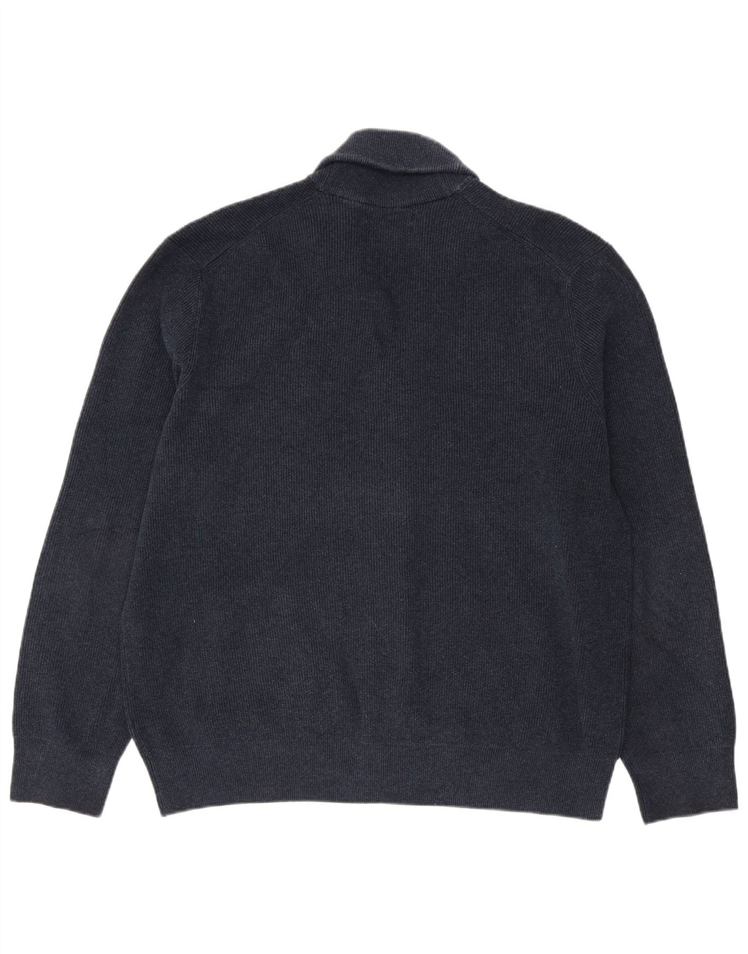 Suéter cardigã masculino Marks & Spencer 2XL poliéster azul marinho