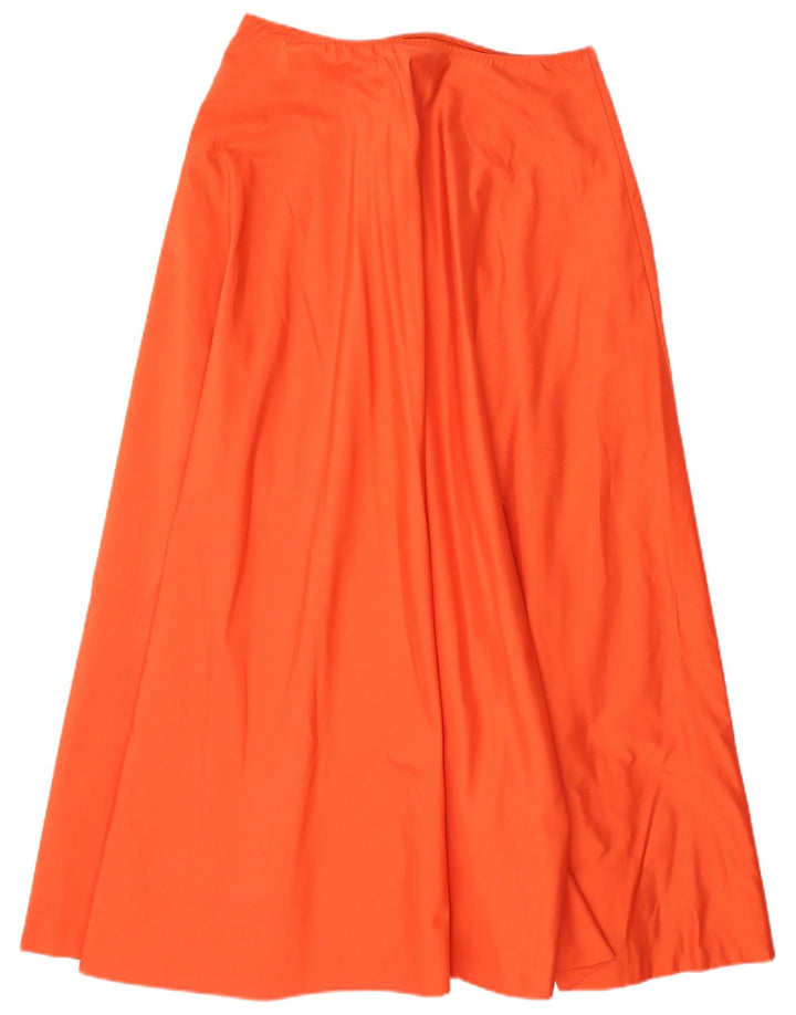 Saia maxi feminina ICEBERG IT 42 médio W28 poliéster laranja