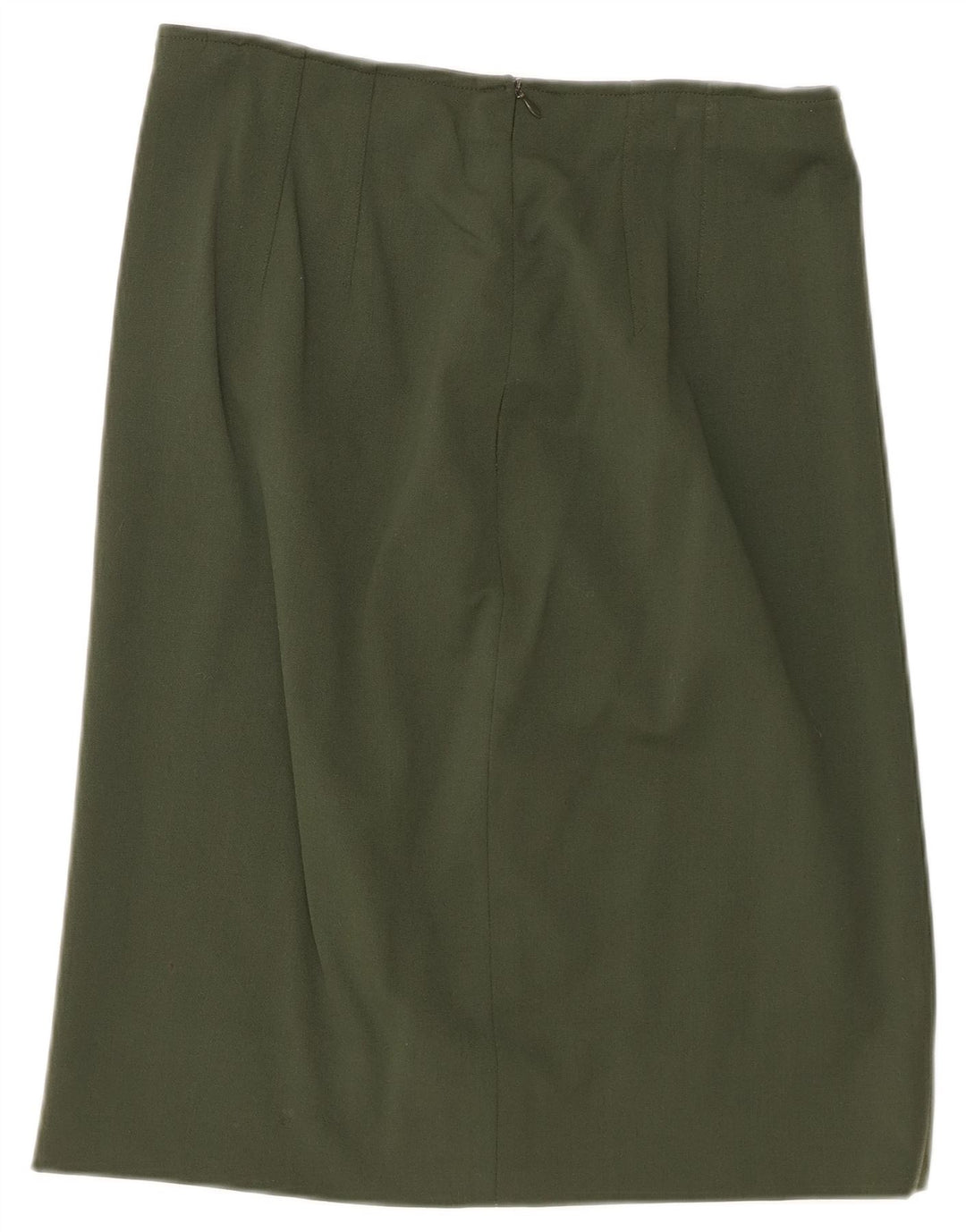 Saia reta feminina ICEBERG W30 lã cáqui média