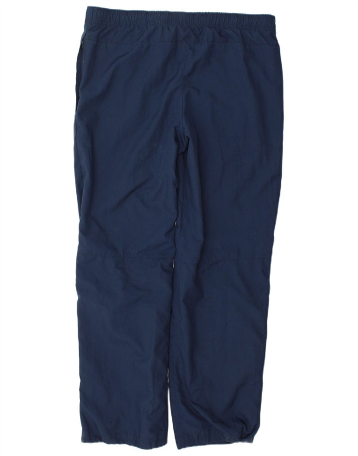 Calça de treino masculina Nike Dri Fit pequena azul marinho poliéster