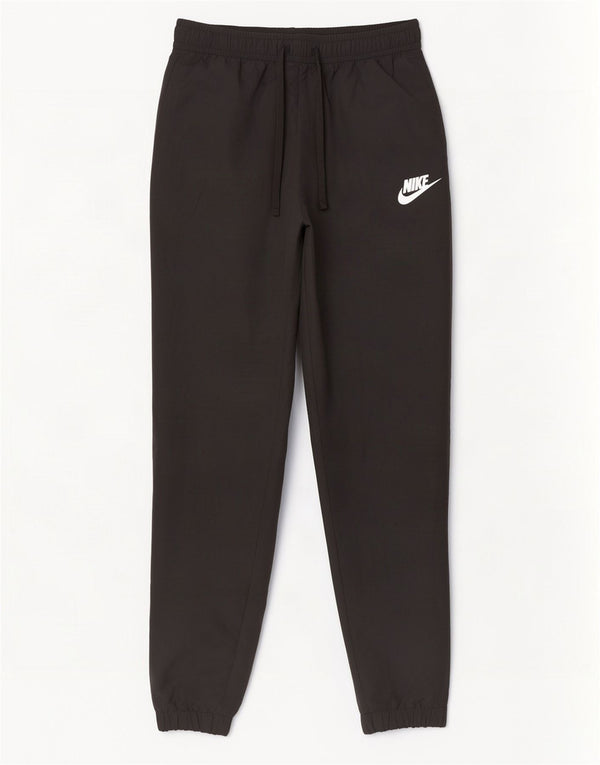 Nike Mens Treino Calças Joggers Pequeno Poliéster Preto