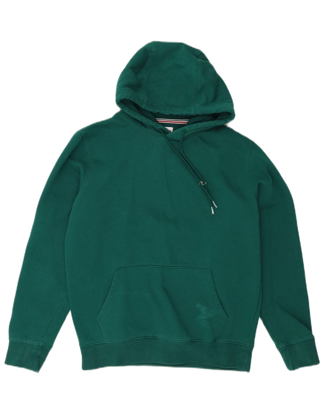 TOMMY JEANS Suéter com capuz gráfico masculino grande algodão verde