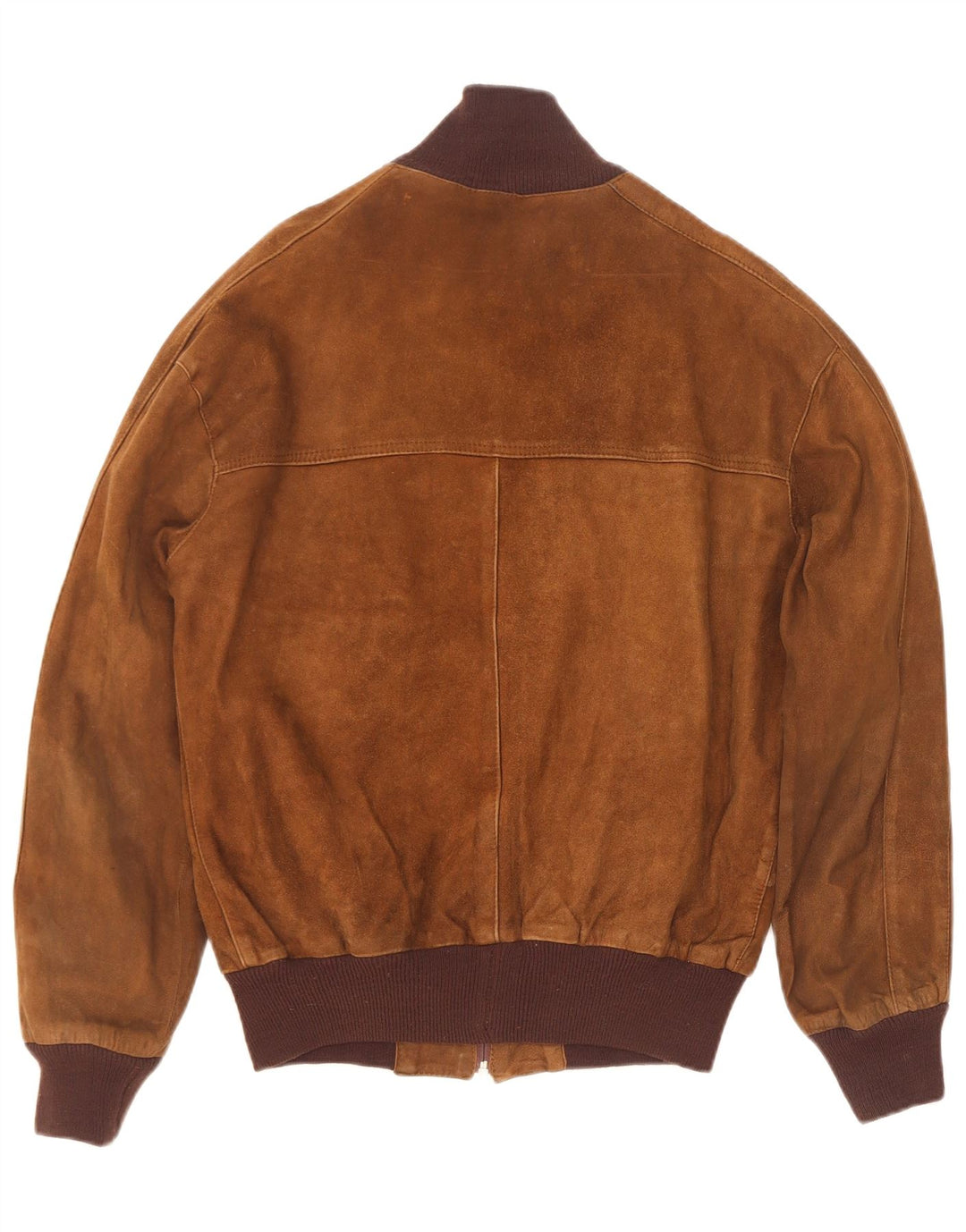 Jaqueta bomber masculina vintage de camurça IT 50 grande marrom