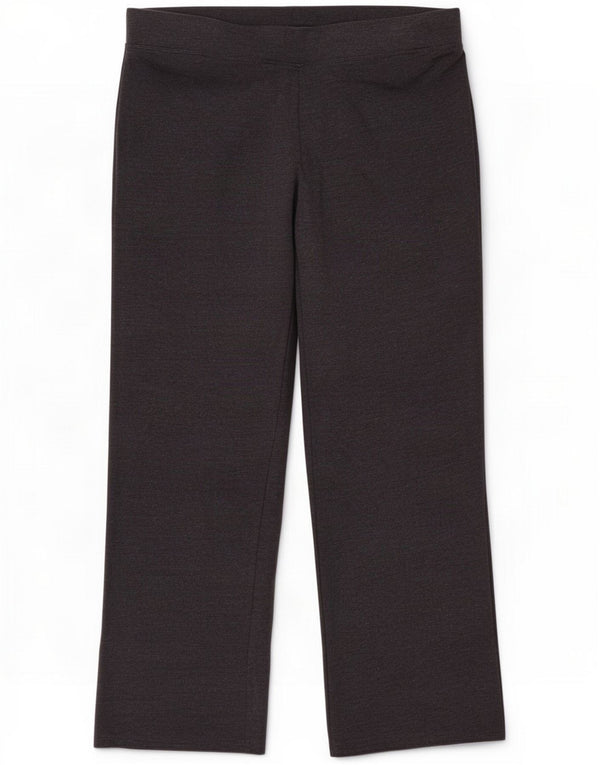Marks & Spencer Calças casuais retas femininas UK 18 XL W38 L29 Cinza
