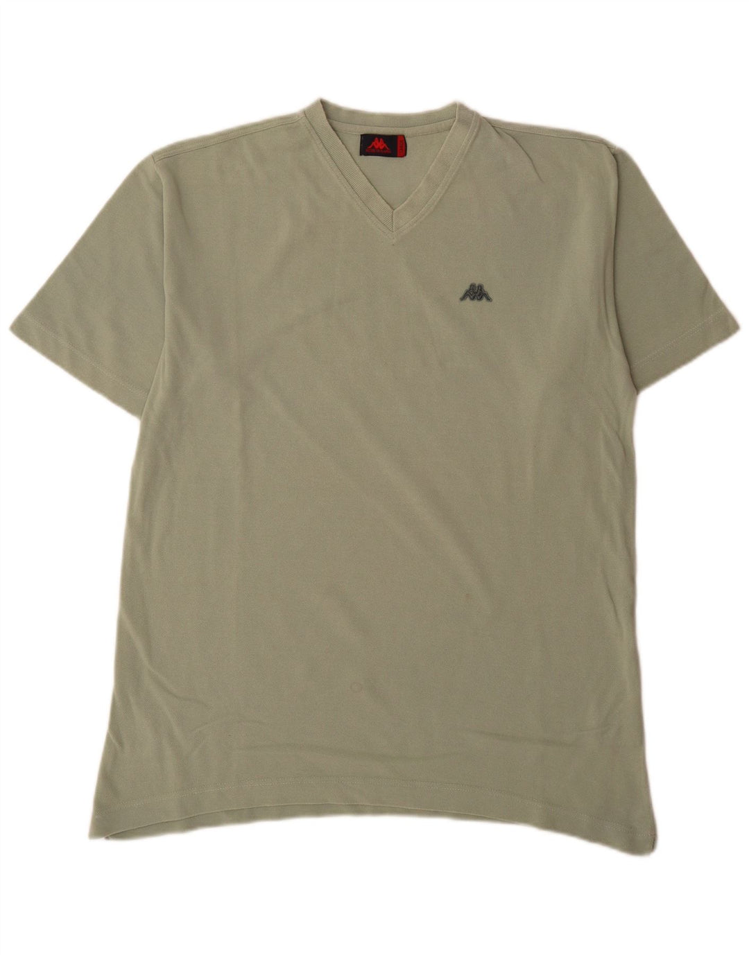 Camiseta masculina Kappa Top grande algodão verde
