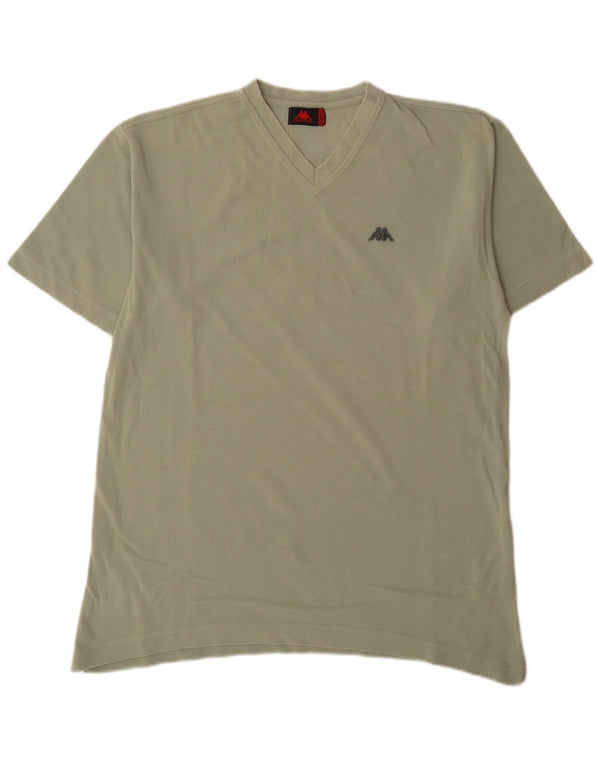 Kappa Mens T-Shirt Top Large Green Cotton