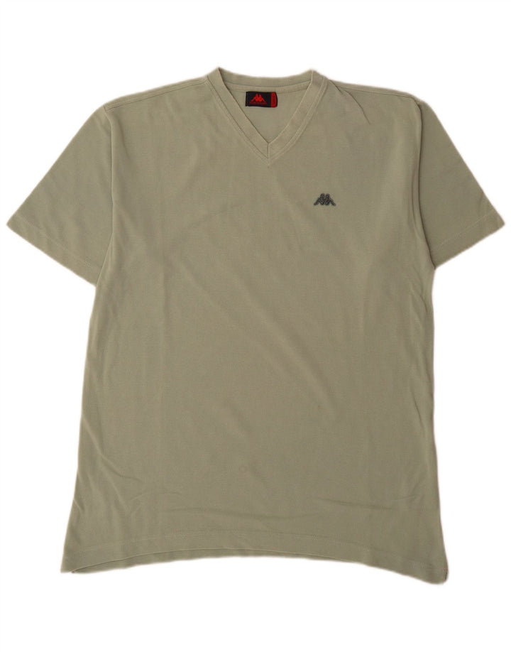 Camiseta masculina Kappa Top grande algodão verde