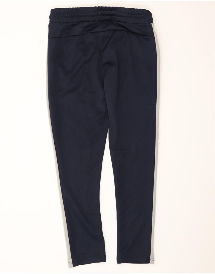 Calça de treino masculina Jack & Jones grande poliéster colorblock azul marinho