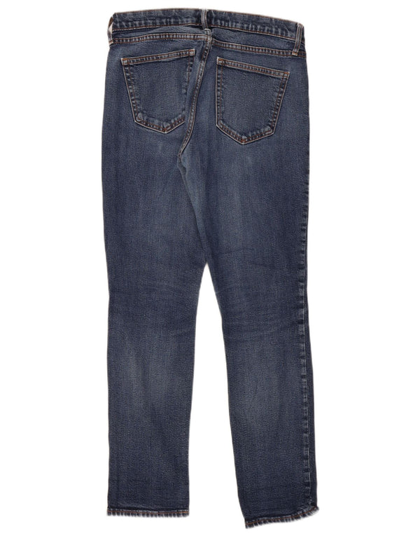 Jeans Slim Feminino Gap W28 L28 Azul Algodão