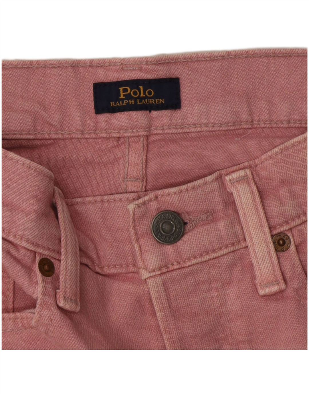 Jeans Slim Feminino Ralph Lauren W28 L29 Rosa