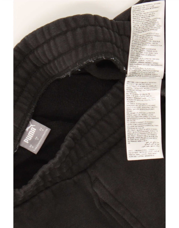 Calça de treino masculina Puma Joggers pequeno algodão preto