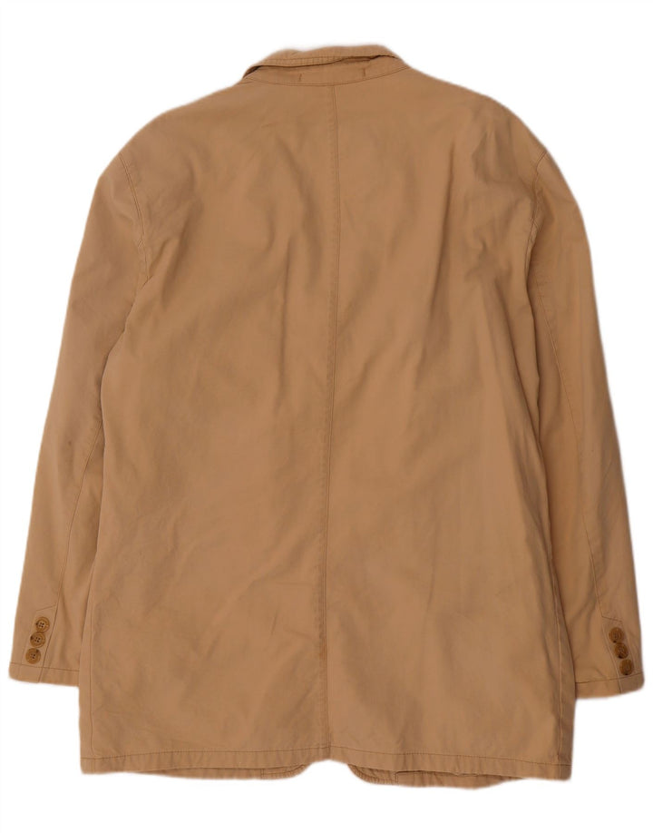 Jaqueta Blazer Masculina Camel Active com 3 Botões IT 54 XL Algodão Bege