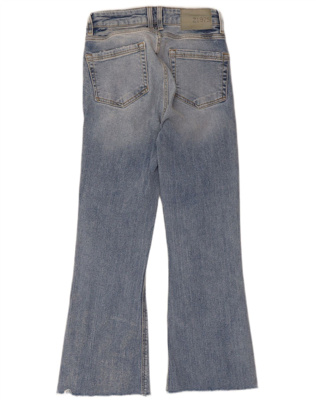 Zara Calça jeans feminina larga EU 34 2XS W24 L24 Azul