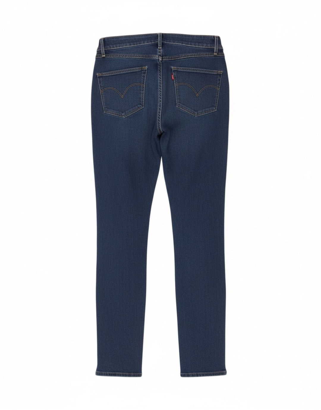 Jeans skinny de cintura média feminino Levi's W29 L32 azul