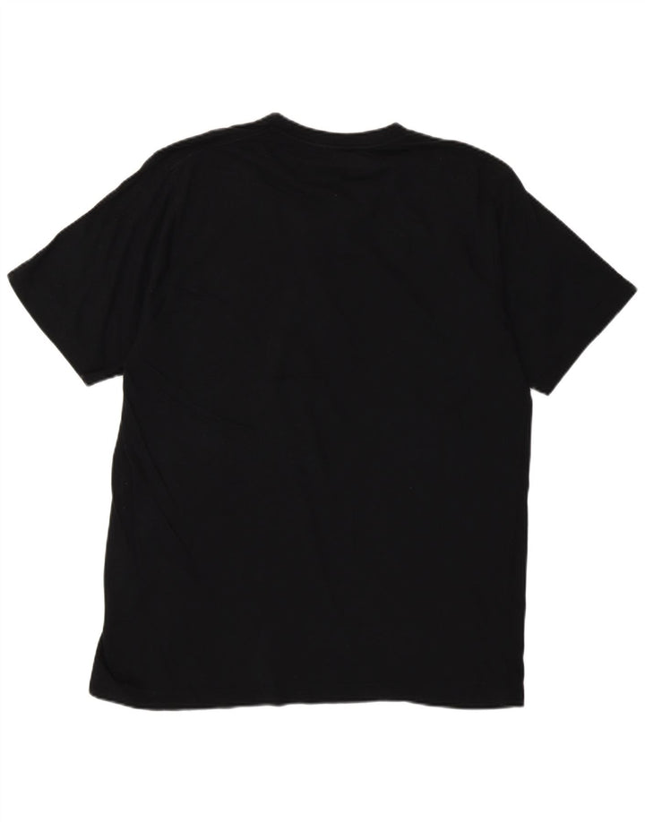 Camiseta masculina Dkny top grande algodão preto