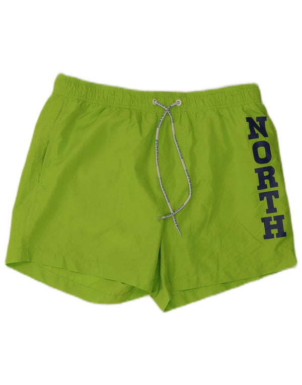 Shorts de natação masculino North Sails Graphic grande poliéster verde