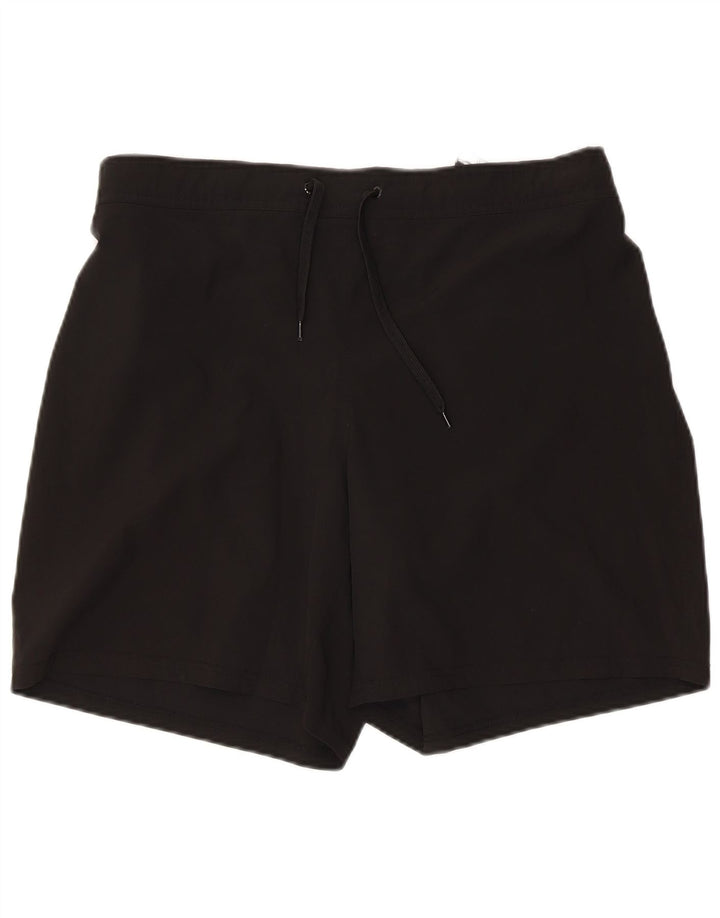 Shorts de natação das mulheres do armazém da montanha poliéster preto grande Reino Unido 16
