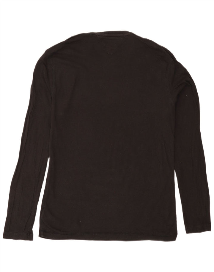 Top masculino TOMMY HILFIGER manga comprida 2XL algodão preto