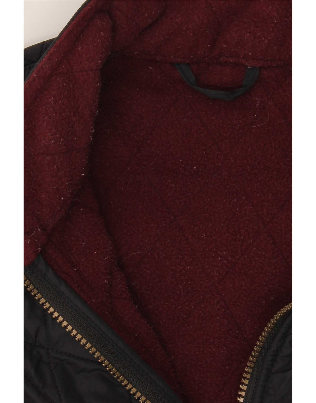 Colete acolchoado feminino Barbour UK 16 grande preto poliéster clássico
