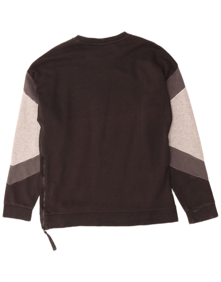 Moletom gráfico masculino Nike Jumper médio preto colorblock