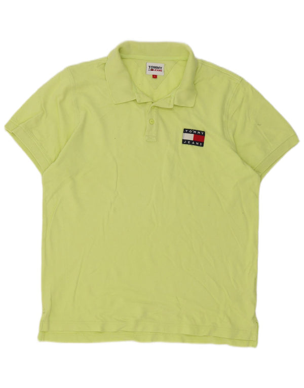 Camisa polo masculina Tommy Hilfiger grande algodão verde