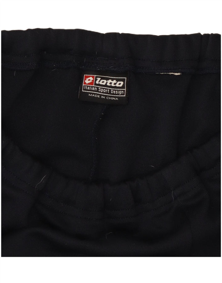 Calça de treino feminina Lotto UK 14 azul marinho médio