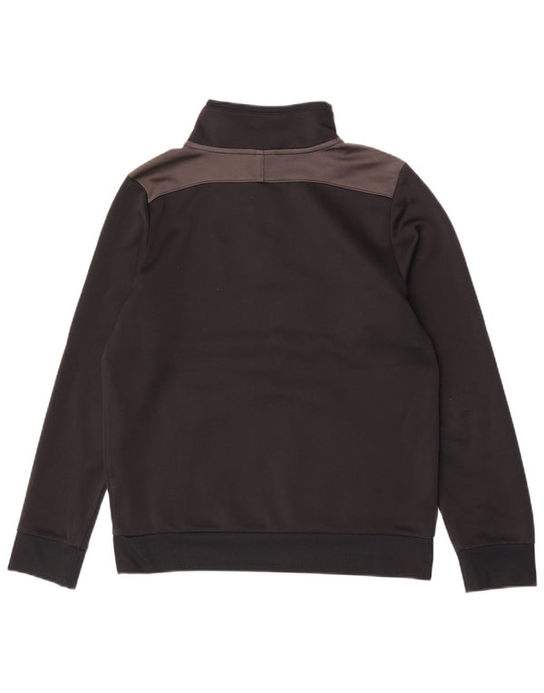 Jumper de moletom gráfico padrão Nike Boys 13-14 anos XL preto