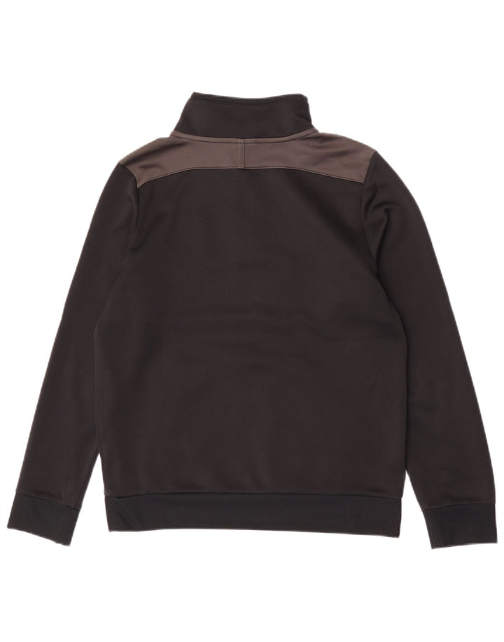 Jumper de moletom gráfico padrão Nike Boys 13-14 anos XL preto
