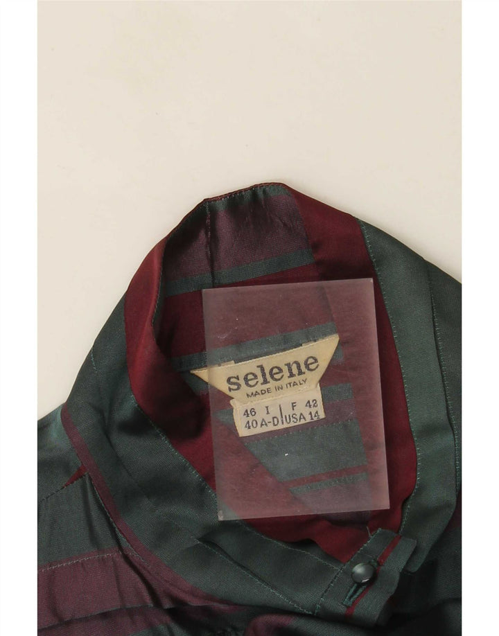 Blusa feminina Selene IT 46 listrada verde grande