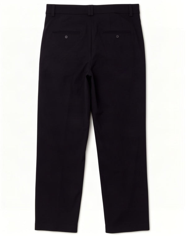 Calças cortadas femininas Marks & Spencer UK 10 pequenas W32 L26 azul marinho
