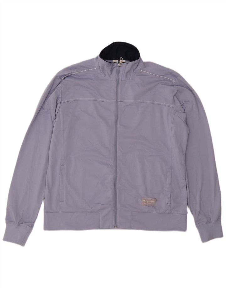 CHAMPION Mens Treino Top Jacket XL Roxo Poliéster