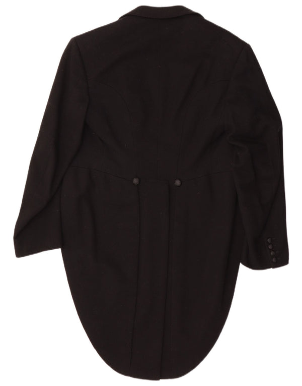 Jaqueta blazer masculina vintage UK 36 pequena preta
