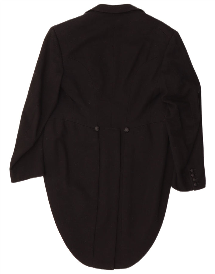 Jaqueta blazer masculina vintage UK 36 pequena preta