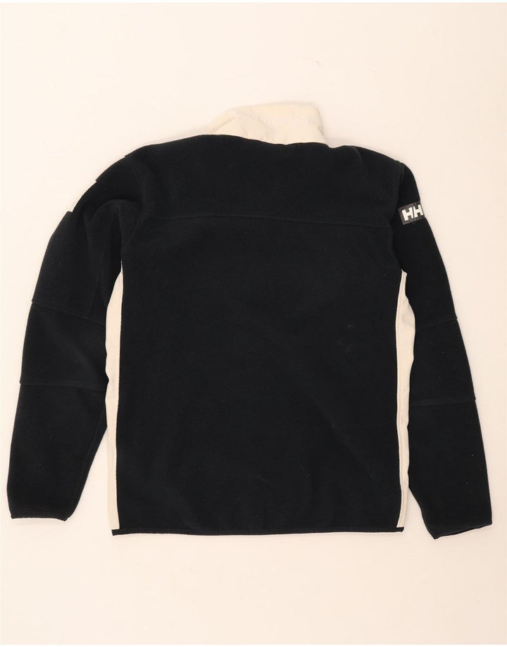 Jaqueta de lã masculina Helly Hansen UK 42 XL azul marinho poliéster colorblock