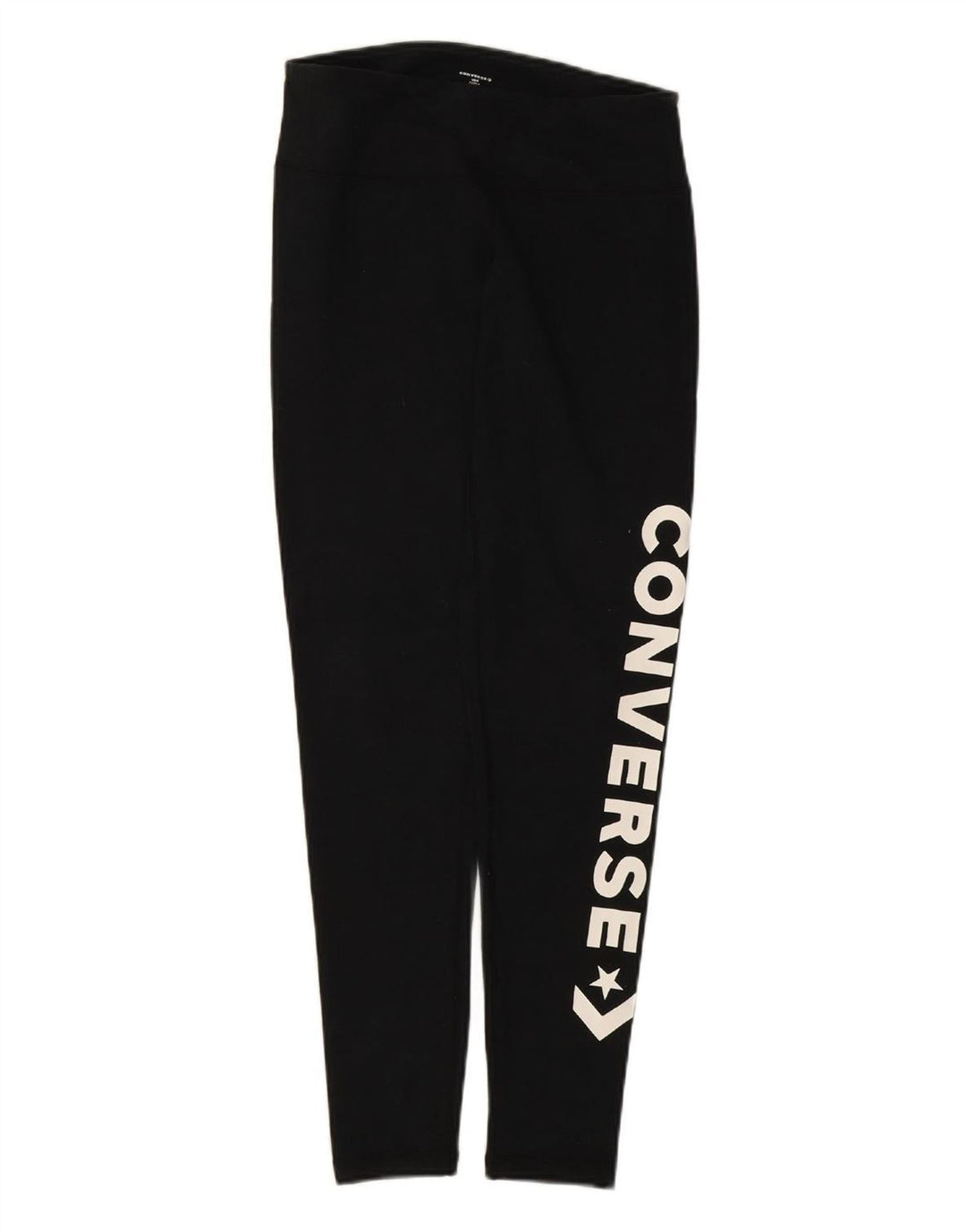 Leggings femininos CONVERSE UK 8 algodão preto pequeno